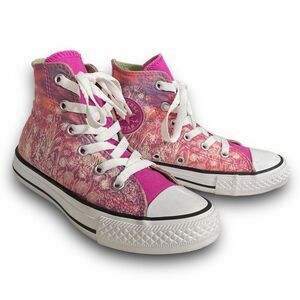 Converse Chuck Taylor All Star Hot Pink & Fuchsia Hi-Top Girl's Sneakers Size 13